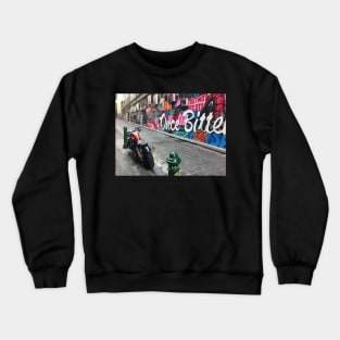 Once Bitten ~ graffiti Crewneck Sweatshirt